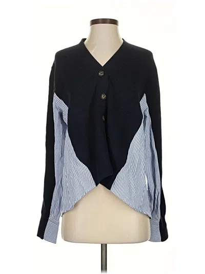 Pre-owned Fifteen Twenty Long Sleeve Blouse In Blue