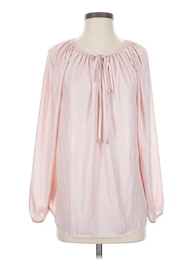 Pre-owned Fifteen Twenty Long Sleeve Blouse In Pink