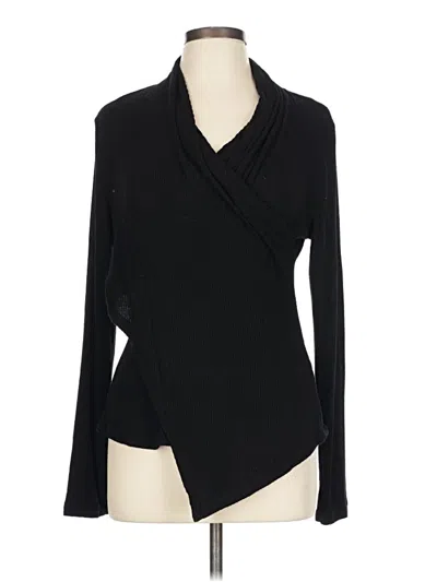Pre-owned Fifteen Twenty Long Sleeve Top Black Cowl Neck Tops