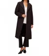Fifteen Twenty Long Teddy Coat In Charcoal In Brown
