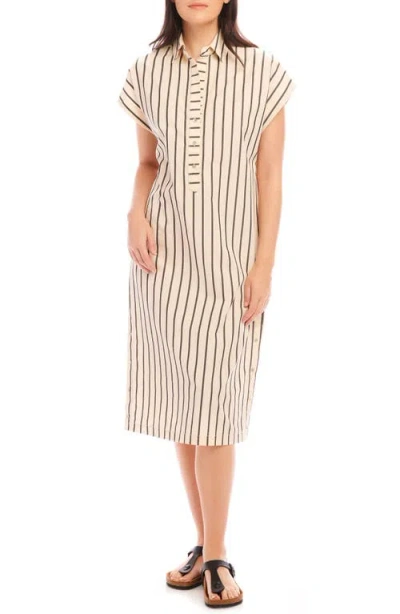 Fifteen Twenty Lucia Stripe Cotton Midi Dress