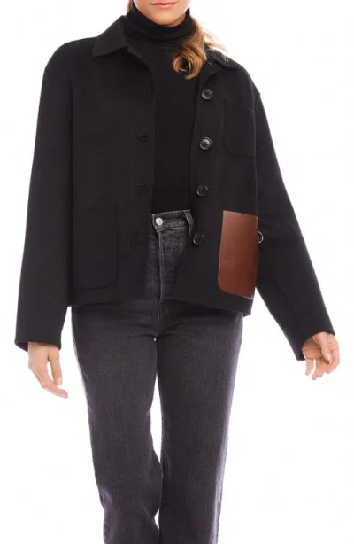 Fifteen Twenty Ludlow Wool Blend Jacket In Black