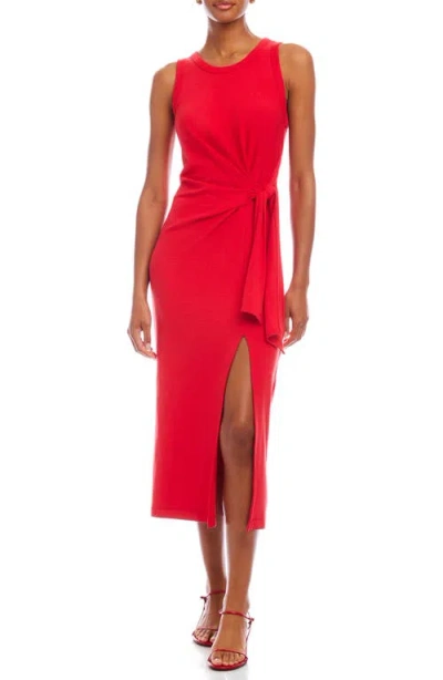 Fifteen Twenty Maddie Side Knot Midi Dress