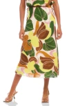 Fifteen Twenty Mia Bias Cut Midi Skirt