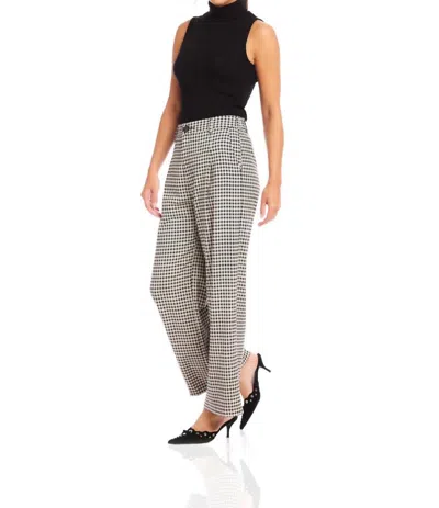 Fifteen Twenty Mina Pants In Check In Multi