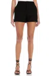 Fifteen Twenty Modern Double Stretch Twill Shorts In Black In Black