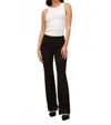 Fifteen Twenty Neli Slim Bootcut Pants In Black In Black