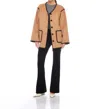 Fifteen Twenty Nico Stitch Detail Wool Blend Jacket In Brown