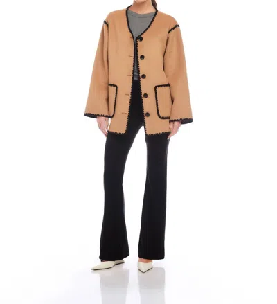 FIFTEEN TWENTY NICO JACKET IN CAMEL