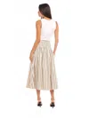 Fifteen Twenty Rhea Striped Skirt In Multi