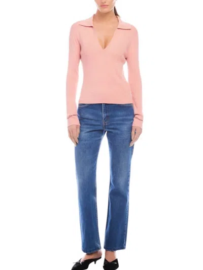 Fifteen Twenty Rory Sweater In Rose In Pink