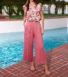 Fifteen Twenty Ruffle Sleeve Top In Patterned In Multi