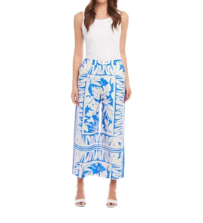 Fifteen Twenty Rylie Cropped Pant In Print In Multi