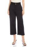 Fifteen Twenty Sadie High Waist Wide Leg Crop Pants