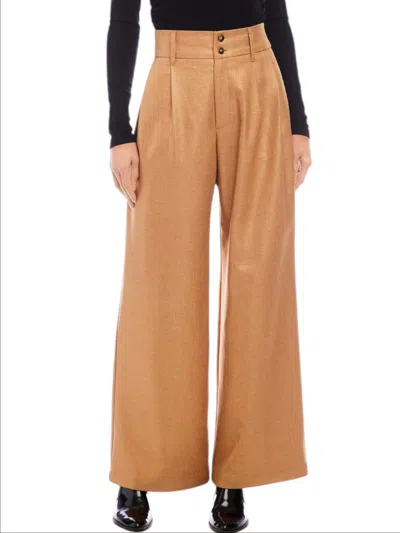 Fifteen Twenty Sadie Trousers In Camel In Brown