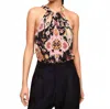 Fifteen Twenty Sicilie Halter Neck Tank Top In Multi In Multi