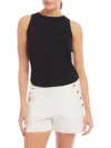 Fifteen Twenty Side Shirred Tank In Black
