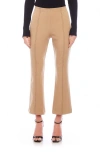 Fifteen Twenty Sigourney Saddle Stitch Ankle Pants In Camel In Camel
