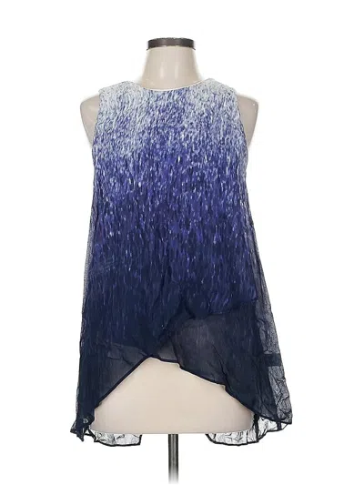 Pre-owned Fifteen Twenty Sleeveless Blouse In Blue