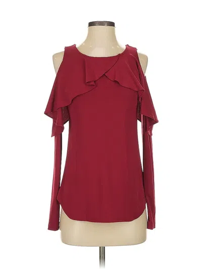 Pre-owned Fifteen Twenty Sleeveless Blouse In Burgundy