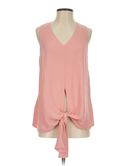 Pre-owned Fifteen Twenty Sleeveless Blouse In Pink