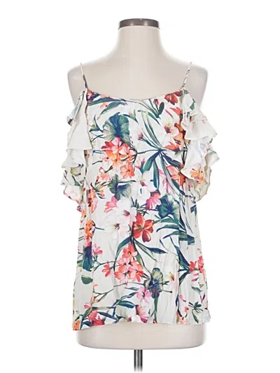Pre-owned Fifteen Twenty Sleeveless Blouse In White
