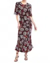 Fifteen Twenty Stila Midi Dress In Floral Print In Multi