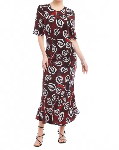 Fifteen Twenty Stila Midi Dress In Floral Print In Multi