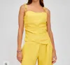 Fifteen Twenty Stilla Cami In Yellow In Yellow