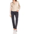 Fifteen Twenty Tawnie Side Pleat Shirt In Almond In Multi