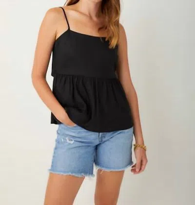 Fifteen Twenty Tie-back Tank Top In Black