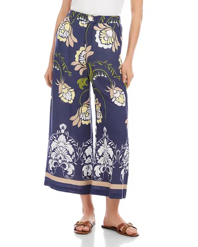 Fifteen Twenty Tilly Cropped Pants In Blue