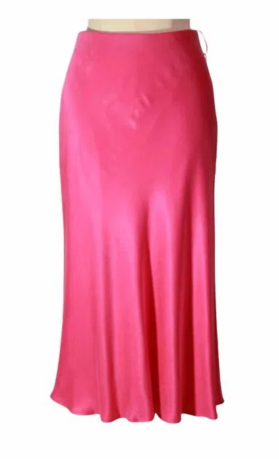 Fifteen Twenty Women's Bias Midi Cut Skirt In Pink