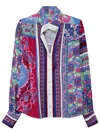 Fifteen Twenty Chloe Blouse In Floral Print In Multi