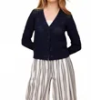 Fifteen Twenty Women's Ellen Crochet Cardigan Sweater In Navy In Blue