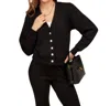 Fifteen Twenty Women's Madeline Cardigan In Black In Black