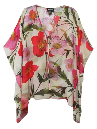 Fifteen Twenty Women's Scarf Floral Top In Multi