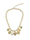 Fifth & Dune Women's Goldtone & Imitation Pearl Charm Necklace In Gold