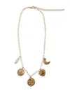Fifth & Dune Women's Goldtone & Imitation Pearl Coin Charm Necklace In Gold