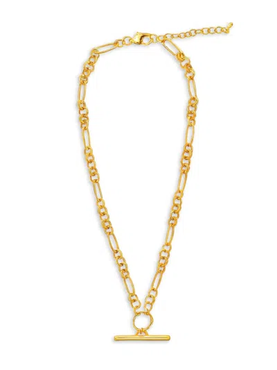 Fifth & Dune Women's Goldtone T-bar Chain Necklace