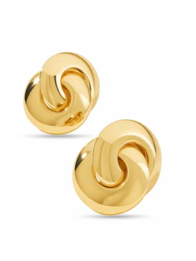 Fifth & Dune Women's Interlocked Goldplated Post Earrings