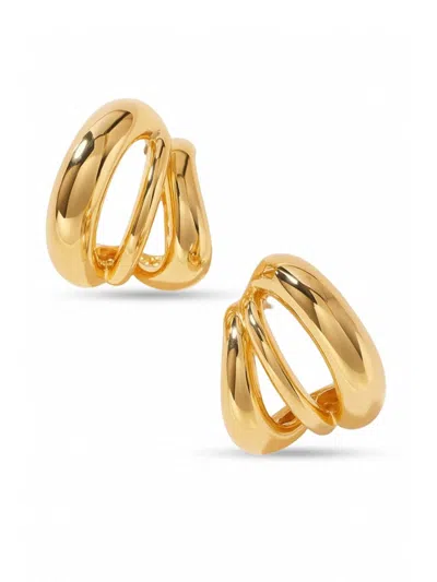 Fifth & Dune Women's Look Of Multi Hoop Earring In Gold