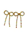 Fifth & Dune Women's Multi Rhinestone Bow Earring In Multi