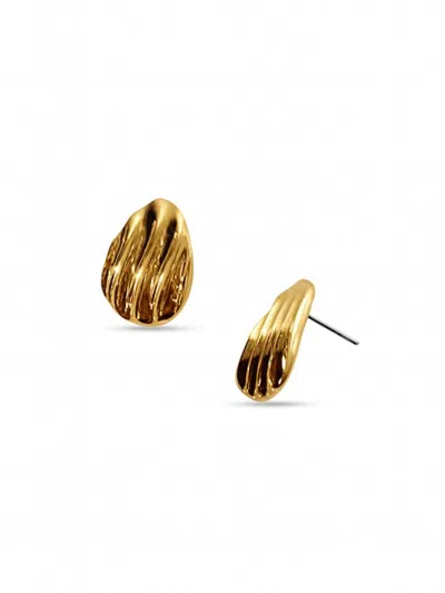 Fifth & Dune Women's Teardrop Stud Earrings In Gold