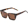 Fifth & Ninth Ainsley 68mm Cat Eye Sunglasses In Torte/brown