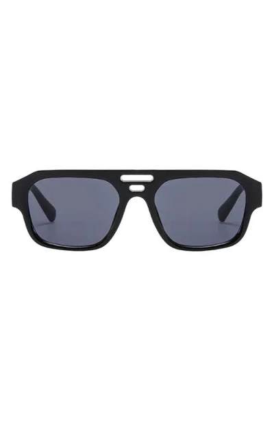 Fifth & Ninth Alix 54mm Polarized Aviator Sunglasses In Black