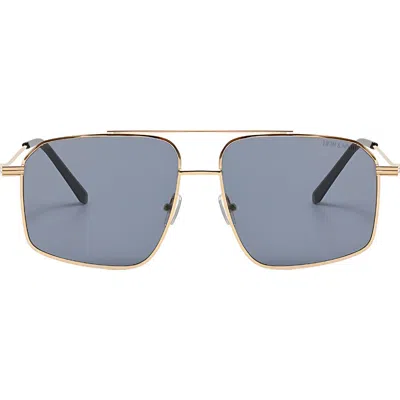 Fifth & Ninth Arden 56mm Polarized Aviator Sunglasses In Multi
