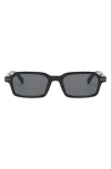 Fifth & Ninth Cali 49mm Polarized Aviator Sunglasses In Black
