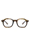 Fifth & Ninth Cameron 48mm Round Blue Light Blocking Glasses In Torte/clear