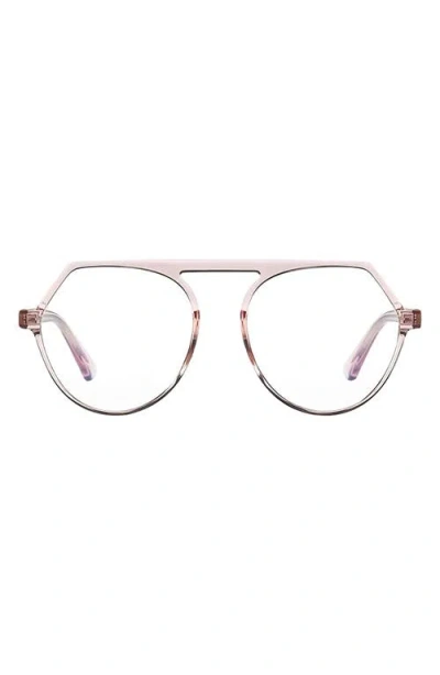 Fifth & Ninth Carter 53mm Round Blue Light Blocking Glasses In Multi